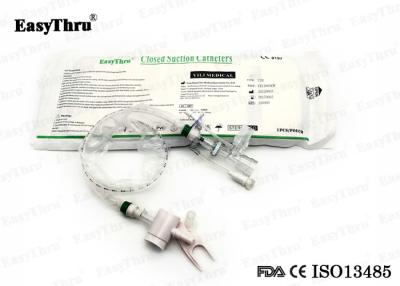 China 40cm Inline Disposable Suction Catheter 72h For Connector Ventilator for sale