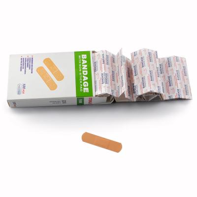 China Nontoxic Durable Adhesive Band Aid , Multipurpose Flexible Fabric Bandages for sale