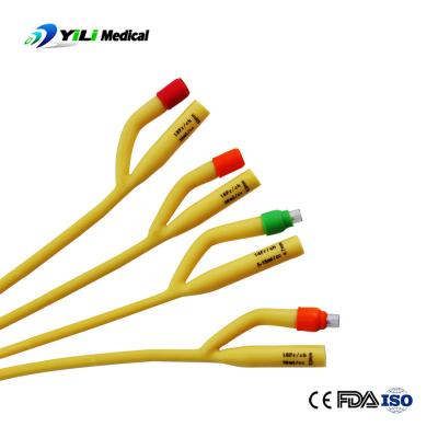 China ISO13485 Surgical Latex Foley Catheter 2 Way 3 Way Multi Function for sale