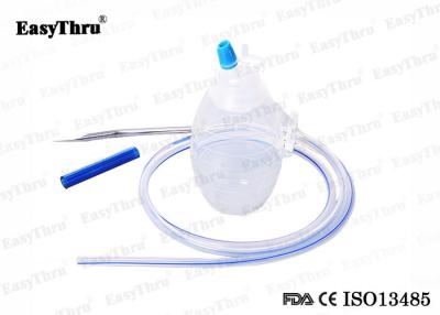 China Transparent Silicone Disposable Urine Bag , Vacuum Closed Wound Drainage System for sale