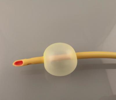 China 50 ml-80 ml Balón de 3 vías tipo Dufour con punta de cubierta Catéter reforzado de látex Foley en venta