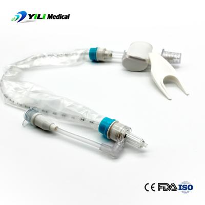 China Medical Grade PVC Suction Catheter Tube 40cm Length For Medical Field 24h for sale