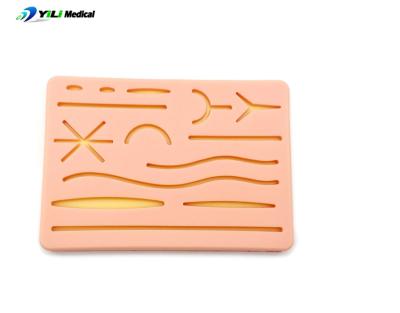 China Student Suture Practice Kit Elastic Silicone Wound Pad For Surgery for sale