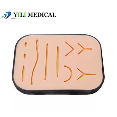 China Professional Silicone Skin Suture Practice Pad With Box For Surgery Practice And Training for sale
