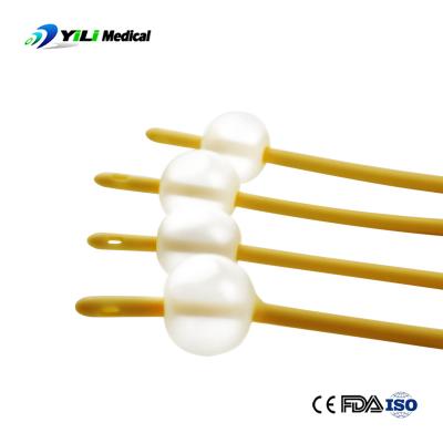 China Silicone Foley Catheter Balloon Capacity 5-30ml Transparent 40cm Length Te koop