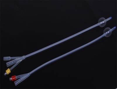 China 40cm Transparent Foley Catheter EO Gas Sterilized 5-30ml Balloon Capacity for sale