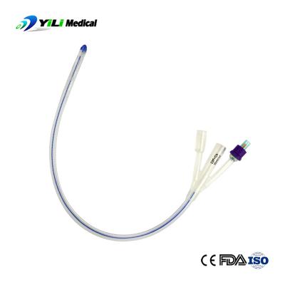 China Foley Catheter / Silicone Foley Catheter Balloon Capacity 5-30ml EO Gas Sterilized 40cm Length zu verkaufen
