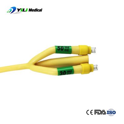 China Sterilization EO Gas Foley Catheter 500 Piece 40cm Length 5-30ml Balloon Capacity for sale
