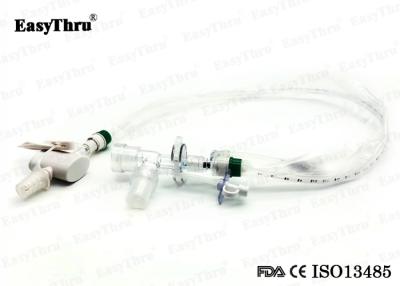 China Transparent Closed Suction Catheter System 40cm Length EO Sterilized For Endotracheal Tube And Respirator en venta