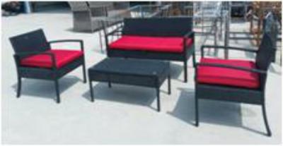 China Simple Style Living Room Rattan Sofa Sets / Rattan Living Room Furniture for sale