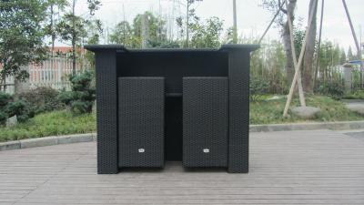China Contemporary Resin Wicker Bar Set for sale