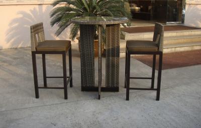 China Rattan Conservatory Furniture , Outdoor Garden Table And Chairs for sale