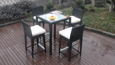 China Luxury All Weather Resin Wicker Bar Set For Home Patio / Balcony for sale