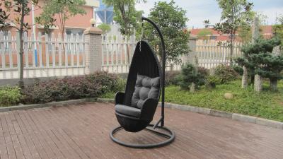 China Aluminum Frame Rattan Swing Chair for sale