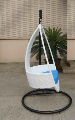 China White Rattan Swing Chair for sale