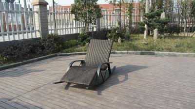 China Luxury Hotel / Home Patio Resin Wicker Rocking Chair , Waterproof for sale