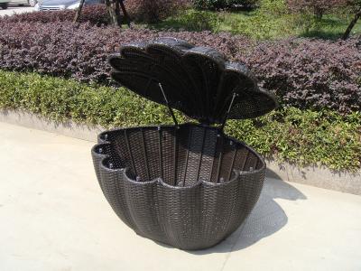 Китай Коробка хранения ротанга Wicker раковины сада форменная с UV упорной продается
