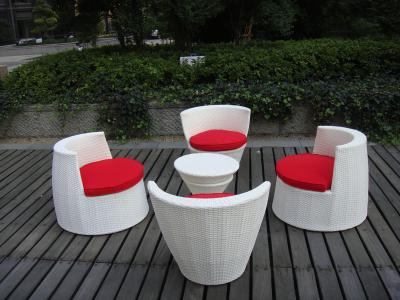 China All Weather PE Rattan Obelisk Chair For Office / Patio Leisure for sale