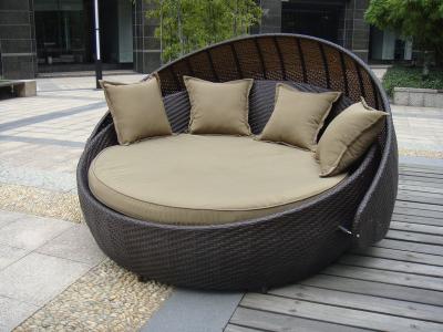China Indoor Office / Home Resin Wicker Daybed With Aluminium Frame for sale