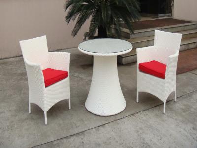 China Hand-Woven Rattan Garden Dining Sets for sale