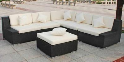 China Grupo exterior do sofá da mobília do Rattan à venda