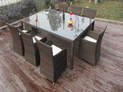 中国 藤の保存性の家具、ビストロ/台所ダイニング テーブル セット 販売のため
