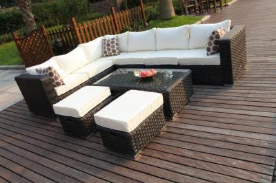 China All Weather Sectional Big Size Rattan Outdoor Wicker Patio Sofa Patio Furniture for sale