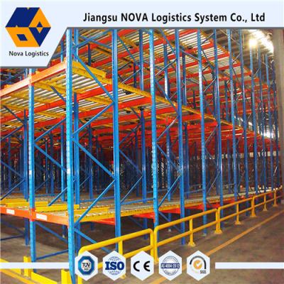 China Metal Live Storage Gravity Pallet Racking Q235B With Roller / LIFO System for sale