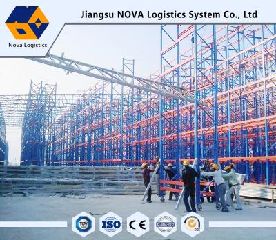 China Prefabricated Construction Pallet Rack Accessories , Steel Structure Racking Support Building for sale