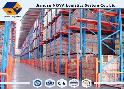 China Heavy Duty Powder Coating Drive In Pallet Racking System For Logistics Centers for sale