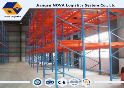 China High Densities Push Back Pallet Racking Storage With Three / Four Deep Systems for sale