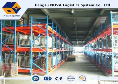 China Factory Epoxy Coated Push Back Pallet Racking Heavy Duty First In CE Guarantee for sale
