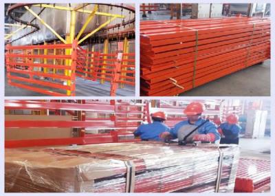 China Heavy Duty Push Back Pallet Racking With Customized Color / Capacity ISO14001 for sale