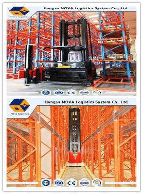 China Heavy Duty Steel Storage Racks For Warehouse , Narrow Aisle Pallet Racking for sale