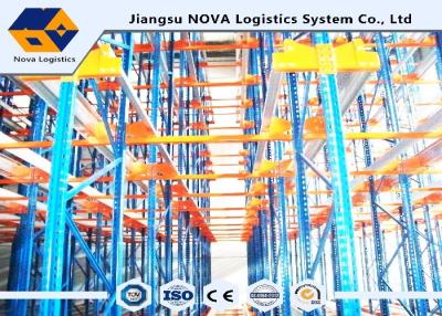 China Drive In Shuttle Pallet Racking System Semi Automatic With Battery Operated Motor for sale