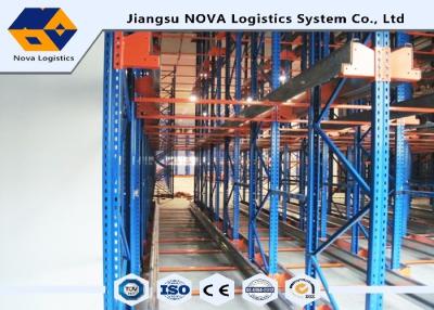 China Remote Control Shelves Radio Shuttle Storage , Shuttle Warehouse Drive In Racking for sale