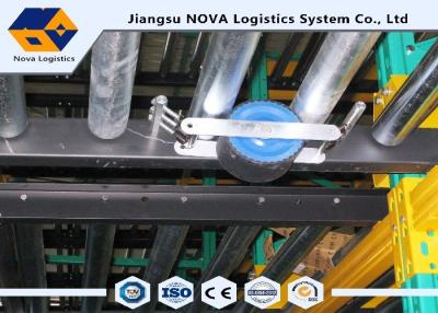 China CE Industrial Carton Flow Steel Rack , Gravity Rolling Racking System for sale