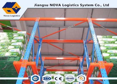 China Galvanised Pallet Racking , Homogeneous Products Drive Through Pallet Racking for sale