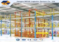 中国 オレンジ/青い注文の産業積層ラックの鉄骨構造スペース最適化 販売のため