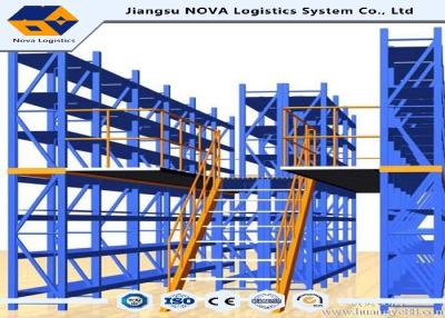 China Los sistemas del suelo de entresuelo de Warehouse, polvo cubrieron el piso de entresuelo industrial del almacenamiento Q235 en venta