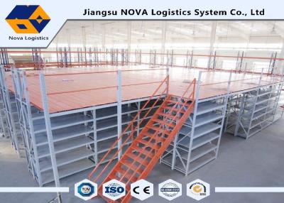 China Heavy Duty Supported Multi Tier Mezzanine Rack For Storage / Office Cold Rolling for sale