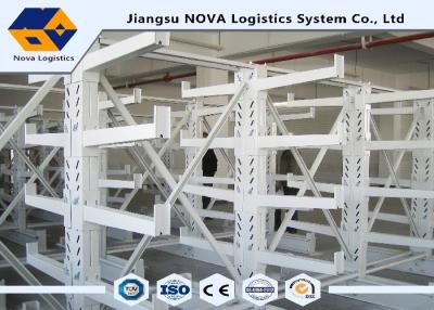 China Durable Double Sided Cantilever Steel Rack Plastic Powder Coating For Warehouse for sale
