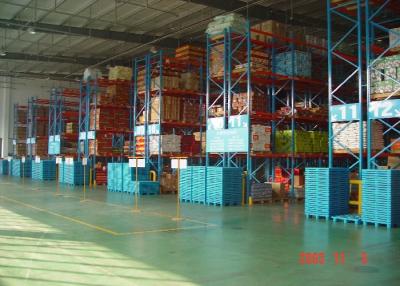 China High Capacity Storage Pallet Warehouse Racking / Selective Pallet Racking System for sale