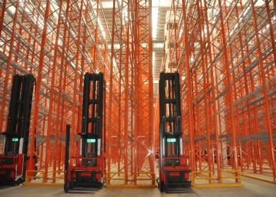 China Plataforma estrecha del pasillo de Warehouse que atormenta el sistema resistente del tormento de la plataforma fácilmente accesible en venta
