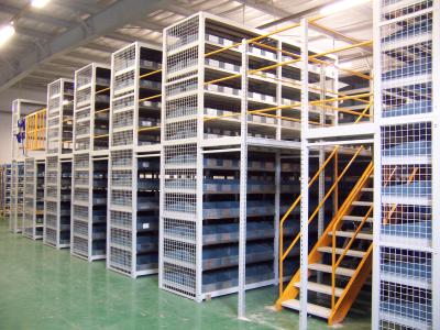China NOVA Logistics Powder Coating Multi Tier Mezzanine Rack ., Wire Storage Racks for sale