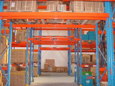 China Anti-Corrosion Galvanized Heavy Duty Pallet Racking / Industrial Steel Storage Racks for sale