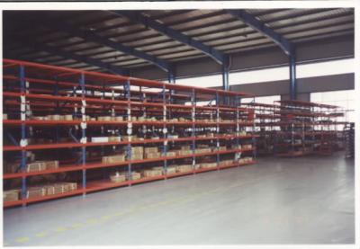中国 長いスパンの金属は耐久の鋼鉄ゴリラの貯蔵の棚に棚に置く中型の義務に棚に置く 販売のため
