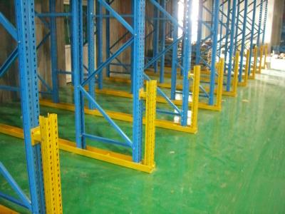 China Industrial Storage Drive In Racking System Powder Coated Paint For Logistics Warehouse for sale