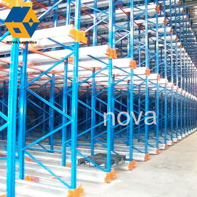 China Pallet Storage Mover Shuttle Racking System 500kg Loading Capacity for sale