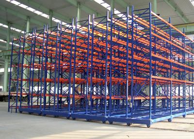 China Storage Space Movable Pallet Heavy Duty Mobile Grow Racking for sale